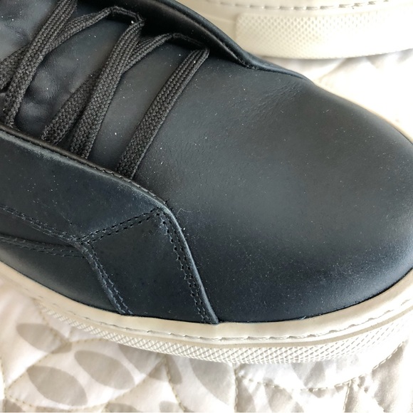 Mens Aldo qelalle all leather winter boots sneakers dark blue US 9.5 - Picture 4 of 12